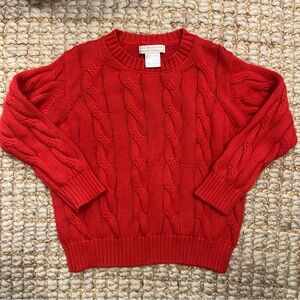 Beaufort Bonnet Company Red 3T Sweater